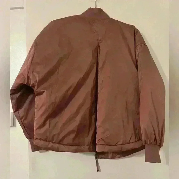 A New Day Women's Bomber Jacket - Dusty Rose, Berry Pink - Size Small (G112) - Picture 12 of 14